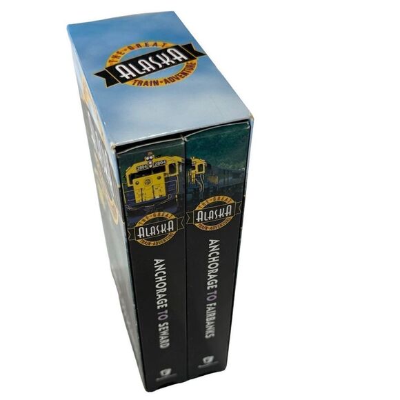 The Great Alaska Train Adventures VHS Railroads Boxed Tape Set 1996 Acorn Media - Picture 4 of 7